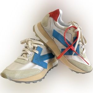 Off-White HG Runner White Blue Red size 36/6.
